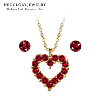 Neoglory Silver Plated Red Heart Pendant Jewelry Sets for Women Hot Gifts 2020 New FA Embellished with Crystals from Swarovski
Neoglory Silver Plated Red Heart Pendant Jewelry Sets for Women Hot Gifts 2020 New FA Embellished with Crystals from Swarovski