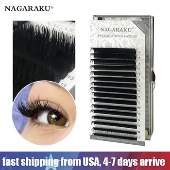 NAGARAKU Fast Shipping16rows/case 7~15mm mix premium natural synthetic mink individual eyelash extension makeup maquiagem cilios
NAGARAKU Fast Shipping16rows/case 7~15mm mix premium natural synthetic mink individual eyelash extension makeup maquiagem cilios