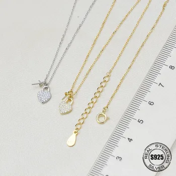 Necklace Pendant Findings S925 Sterling Silver Necklace Chain Settings Jewelry Parts Fittings Jewelry Making Charm Accessories
Necklace Pendant Findings S925 Sterling Silver Necklace Chain Settings Jewelry Parts Fittings Jewelry Making Charm Accessories