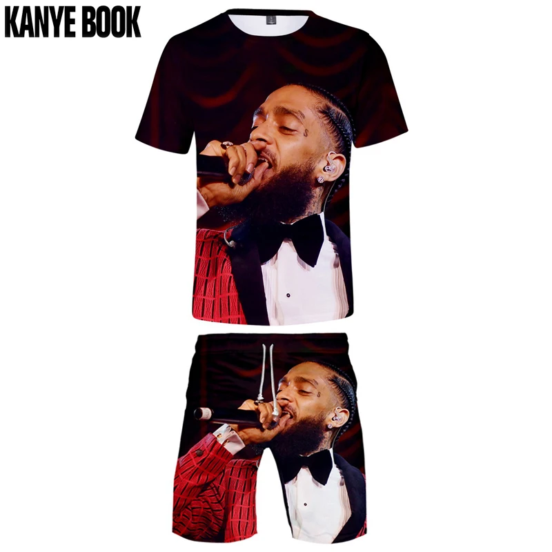 New summer nipsey hussle t shirt set men shorts sets O-neck Short sleeve 3D print men clothes 2019 Fashion Beach Shorts US size
New summer nipsey hussle t shirt set men shorts sets O-neck Short sleeve 3D print men clothes 2019 Fashion Beach Shorts US size
