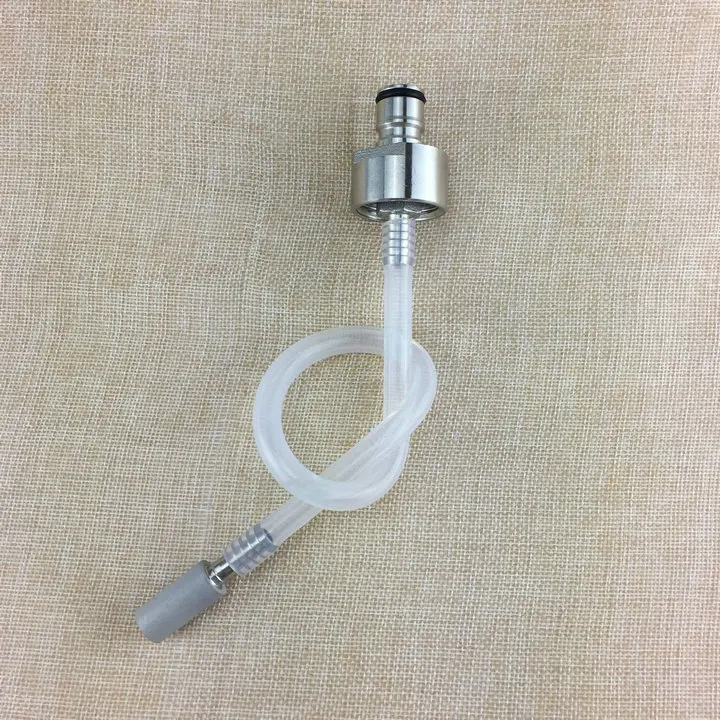 Homebrew Carbonating Kit, Stainless Steel Carbonation Cap with 2 Micron Diffusion Stone and 30CM Silicone Tube
Homebrew Carbonating Kit, Stainless Steel Carbonation Cap with 2 Micron Diffusion Stone and 30CM Silicone Tube