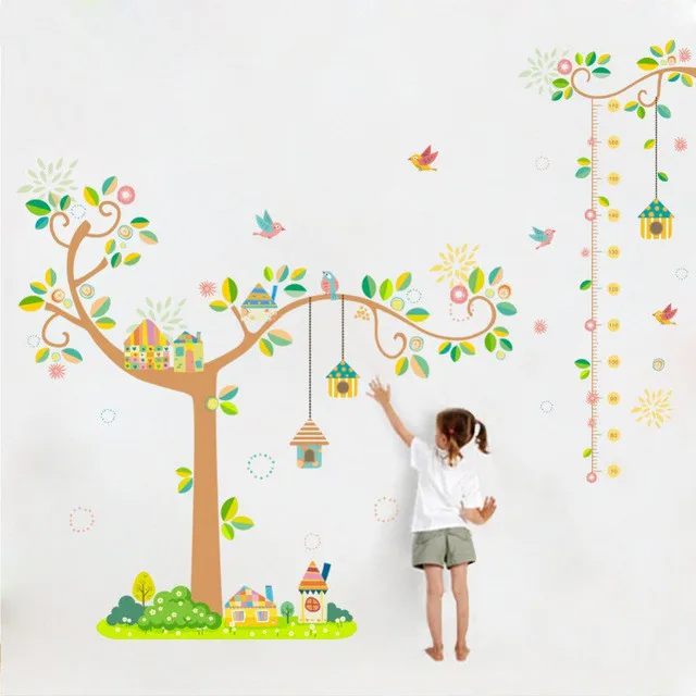 Cartoon Birds Tree Branch Wall Sticker Growth Chart Bedroom Kids Room Nursery Home Decor Vinyl Posters Decal
Cartoon Birds Tree Branch Wall Sticker Growth Chart Bedroom Kids Room Nursery Home Decor Vinyl Posters Decal