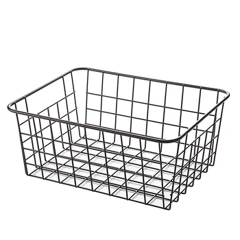 Household Iron Art Storage Basket Kitchen Bedroom Sundries Snacks Organizer Basket
Household Iron Art Storage Basket Kitchen Bedroom Sundries Snacks Organizer Basket