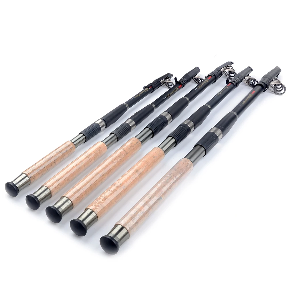 Rapala Carbon Fiber Telescopic Fishing Rod 2.1m/2.4m/2.7m/3.0m/3.6m