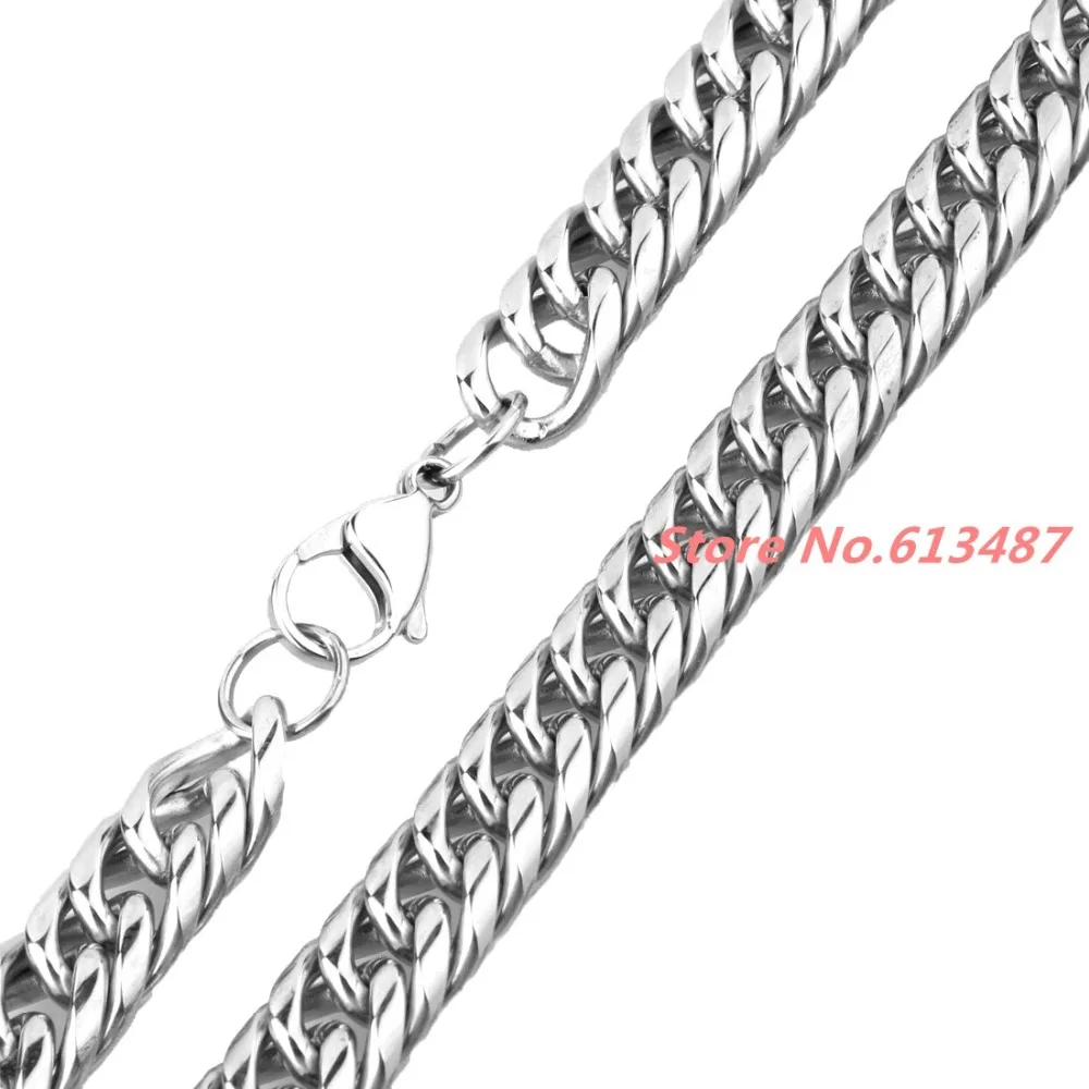 New Design 7-40" Free Choose 11mm Cool Silver Tone Stainless Steel Men's Curb Cuban Chain Necklace Or Bracelet New Arrived Gift
New Design 7-40" Free Choose 11mm Cool Silver Tone Stainless Steel Men's Curb Cuban Chain Necklace Or Bracelet New Arrived Gift