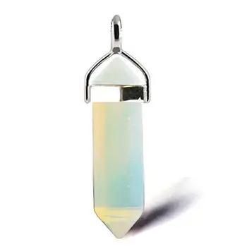 Opal Quartz Point Pendant Charm Diy Stone Jewelry Accessories Hexagonal Healing Reiki Chakra Jewelry Findings 2017 New Arrival
Opal Quartz Point Pendant Charm Diy Stone Jewelry Accessories Hexagonal Healing Reiki Chakra Jewelry Findings 2017 New Arrival