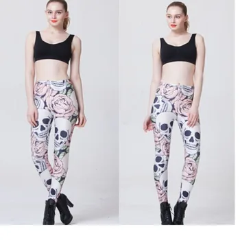 Womens Fashion Sexy Skull Flower Printed Elastic Fitness Workout Jogger Pants Yoga Tight Leggings Sports Skinny Trousers
Womens Fashion Sexy Skull Flower Printed Elastic Fitness Workout Jogger Pants Yoga Tight Leggings Sports Skinny Trousers