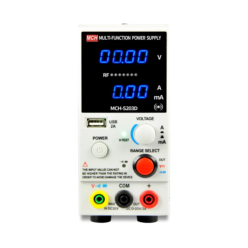 DC power supply 20V 3A, automatic protection of high-precision digital signal test adjustable power supply
DC power supply 20V 3A, automatic protection of high-precision digital signal test adjustable power supply