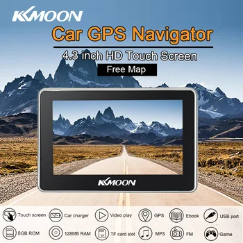 KKmoon 4.3 inch Car Portable GPS Navigation 128M 8GB FM Video Player Car Navigator with Back Support +Free Map HD Touch Screen
KKmoon 4.3 inch Car Portable GPS Navigation 128M 8GB FM Video Player Car Navigator with Back Support +Free Map HD Touch Screen