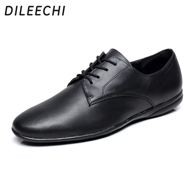 DILEECHI Rubber sole Men's black Cowhide Latin dance shoes male spring and summer genuine leather flat Modern dance shoes
DILEECHI Rubber sole Men's black Cowhide Latin dance shoes male spring and summer genuine leather flat Modern dance shoes