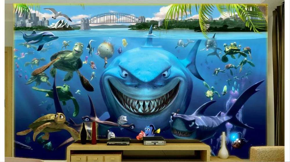 Custom 3d wallpaper 3 d wall murals wallpaper Mediterranean mural Marine underwater world shark background wall room wallpaper
Custom 3d wallpaper 3 d wall murals wallpaper Mediterranean mural Marine underwater world shark background wall room wallpaper