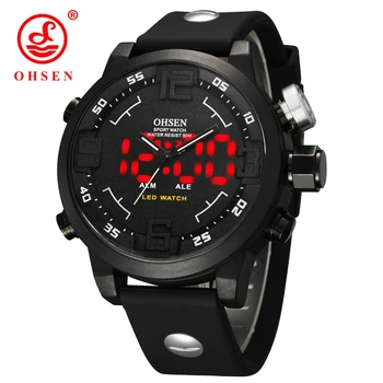 Top Brand OHSEN Men Military Digital Watch Fashion Male Analog Clock LED Date Day Quartz Sports Watch Wristwatch Relogio Horloge
Top Brand OHSEN Men Military Digital Watch Fashion Male Analog Clock LED Date Day Quartz Sports Watch Wristwatch Relogio Horloge