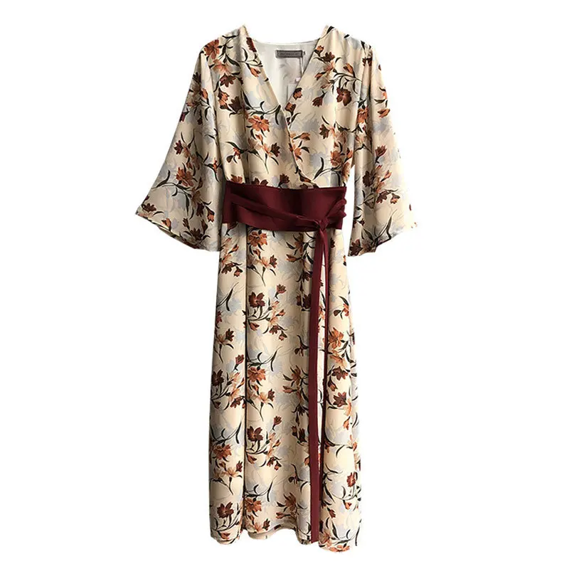 Japanese Gentle Improvement Maxi Summer Dress Chic Party Dress Long Casual Section Charge Shivering Chiffon Dress V Lead Vintage
Japanese Gentle Improvement Maxi Summer Dress Chic Party Dress Long Casual Section Charge Shivering Chiffon Dress V Lead Vintage