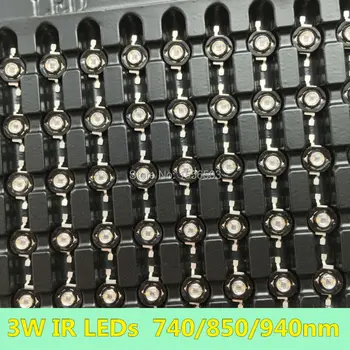 10 PCS 3W Infrared IR High Power LEDs Emitter CCTV Camera IR Diode for Security Black LEDs 740nm 850nm 940nm 3W 700mA
10 PCS 3W Infrared IR High Power LEDs Emitter CCTV Camera IR Diode for Security Black LEDs 740nm 850nm 940nm 3W 700mA