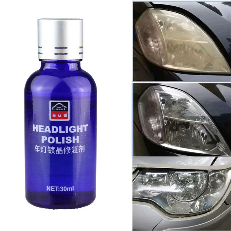 

-ToHuu 9H Hardness Car Auto Headlight Renovation Repair Agent Car Coating Repair Set Liquid Scratches Oxidation Polishing Coat