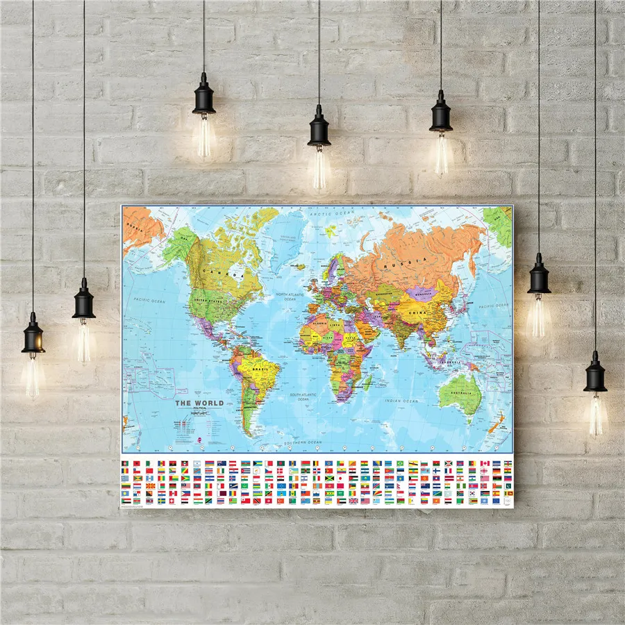 Vintage World Map Vivid Description Painting Unique Gift Printed On Canvas Home Decor Wall Pictures For Living Room Maps
Vintage World Map Vivid Description Painting Unique Gift Printed On Canvas Home Decor Wall Pictures For Living Room Maps