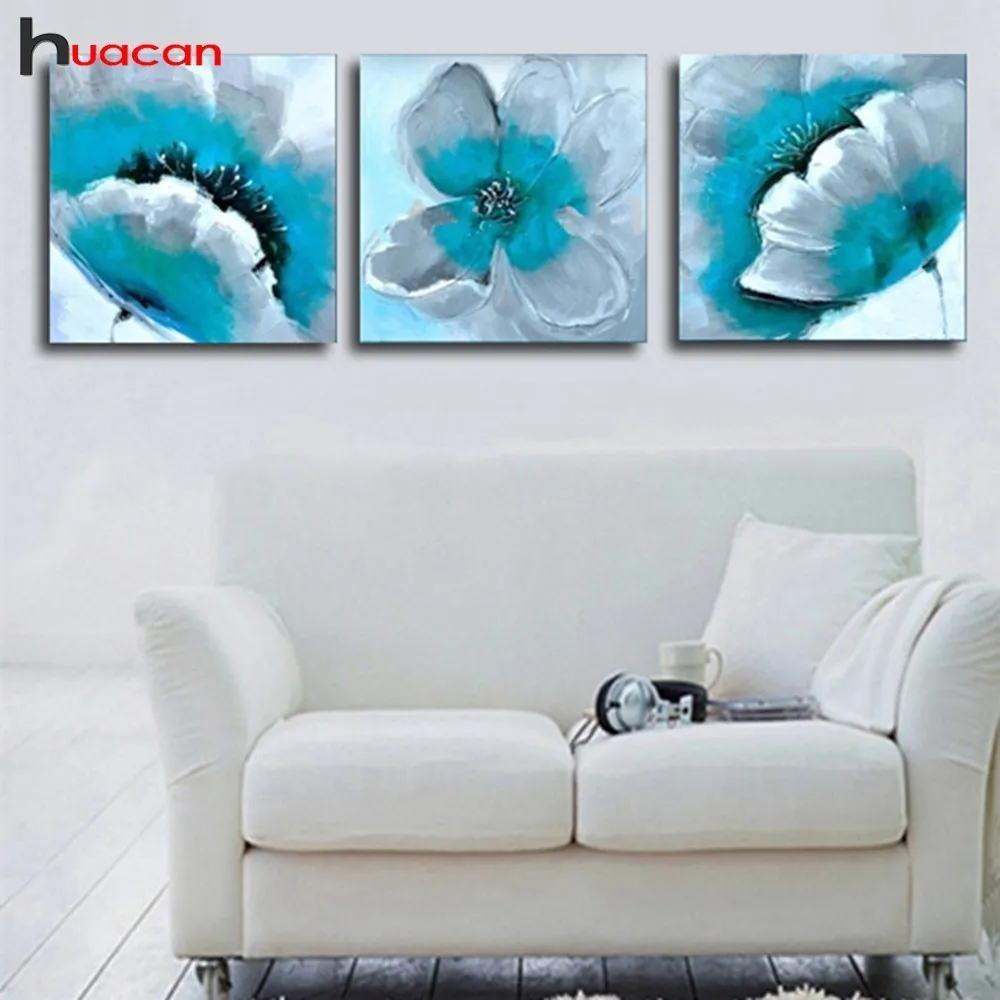 HUACAN DIY Diamond Painting Full Square Triptych 3pcs Diamond Mosaic Flower Multi-picture Combination Cross Stitch Home Decor
HUACAN DIY Diamond Painting Full Square Triptych 3pcs Diamond Mosaic Flower Multi-picture Combination Cross Stitch Home Decor