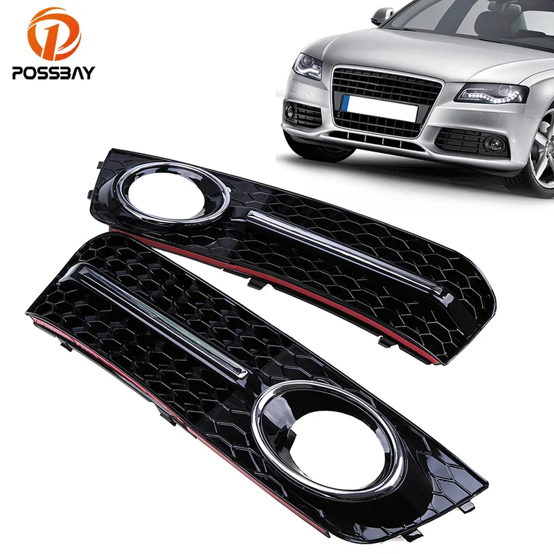 POSSBAY Front Left / Right Side Fog Light Lamp Cover Grille for Audi A4/B8 2007-2011 Pre-facelift Lower Bumper Racing Grills
POSSBAY Front Left / Right Side Fog Light Lamp Cover Grille for Audi A4/B8 2007-2011 Pre-facelift Lower Bumper Racing Grills