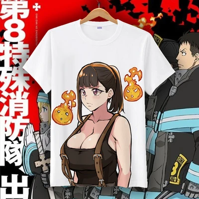 Enn Enn no Shouboutai Fire Force T-shirt for men women tops tees short sleeve Shinra Kusakabe Tshirt top t shirt
Enn Enn no Shouboutai Fire Force T-shirt for men women tops tees short sleeve Shinra Kusakabe Tshirt top t shirt