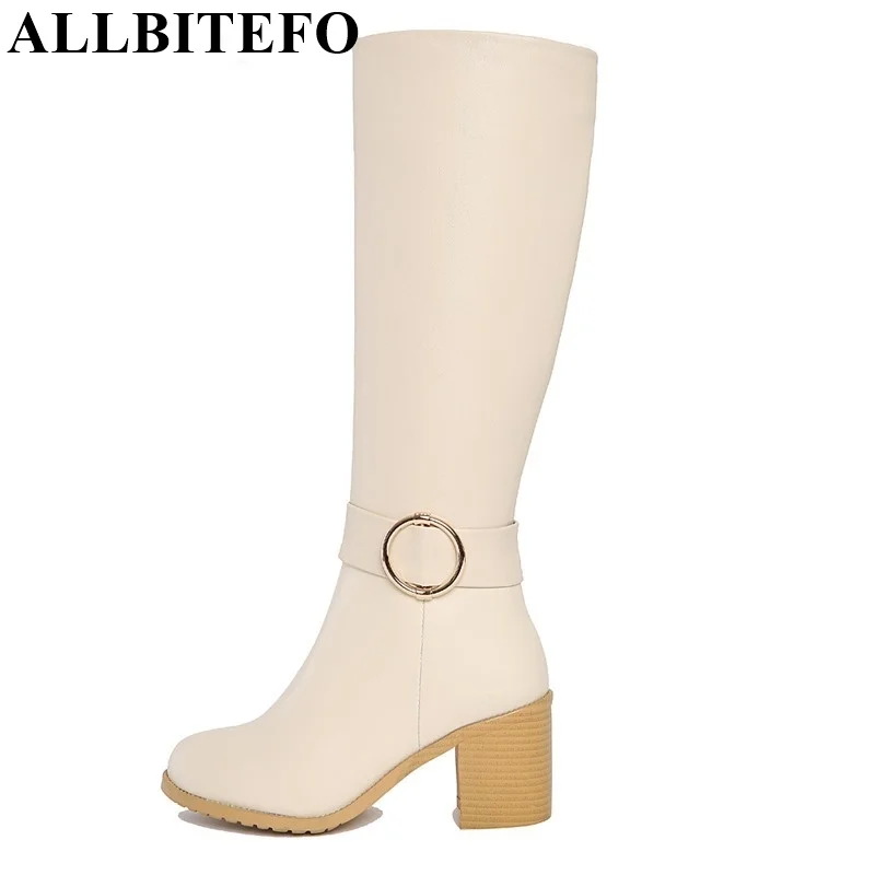 ALLBITEFO Fashion large size genuine leahter+PU thick heel buckle winter snow boots platform women knee high boots women boots
ALLBITEFO Fashion large size genuine leahter+PU thick heel buckle winter snow boots platform women knee high boots women boots