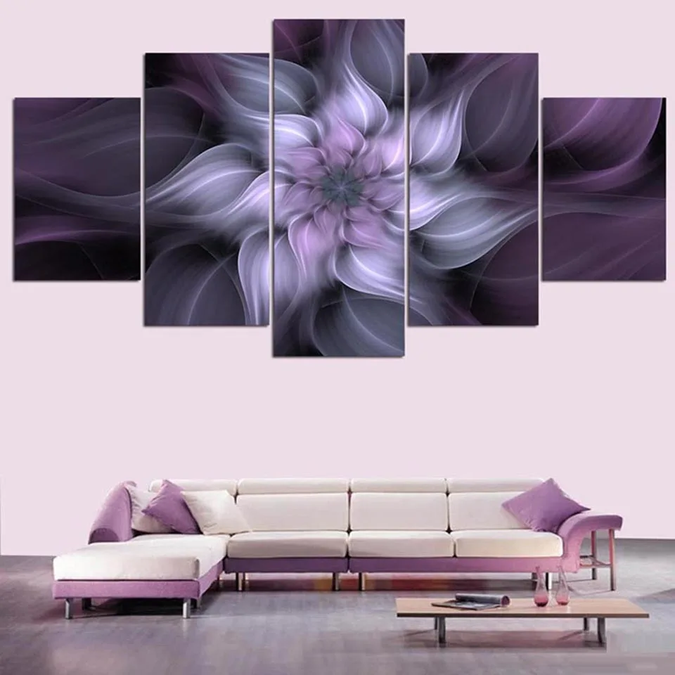 Wall Art Posters Frame Home Decoration Living Room 5 Panel Purple Flowers Modular Picture HD Printed Modern Painting On Canvas
Wall Art Posters Frame Home Decoration Living Room 5 Panel Purple Flowers Modular Picture HD Printed Modern Painting On Canvas