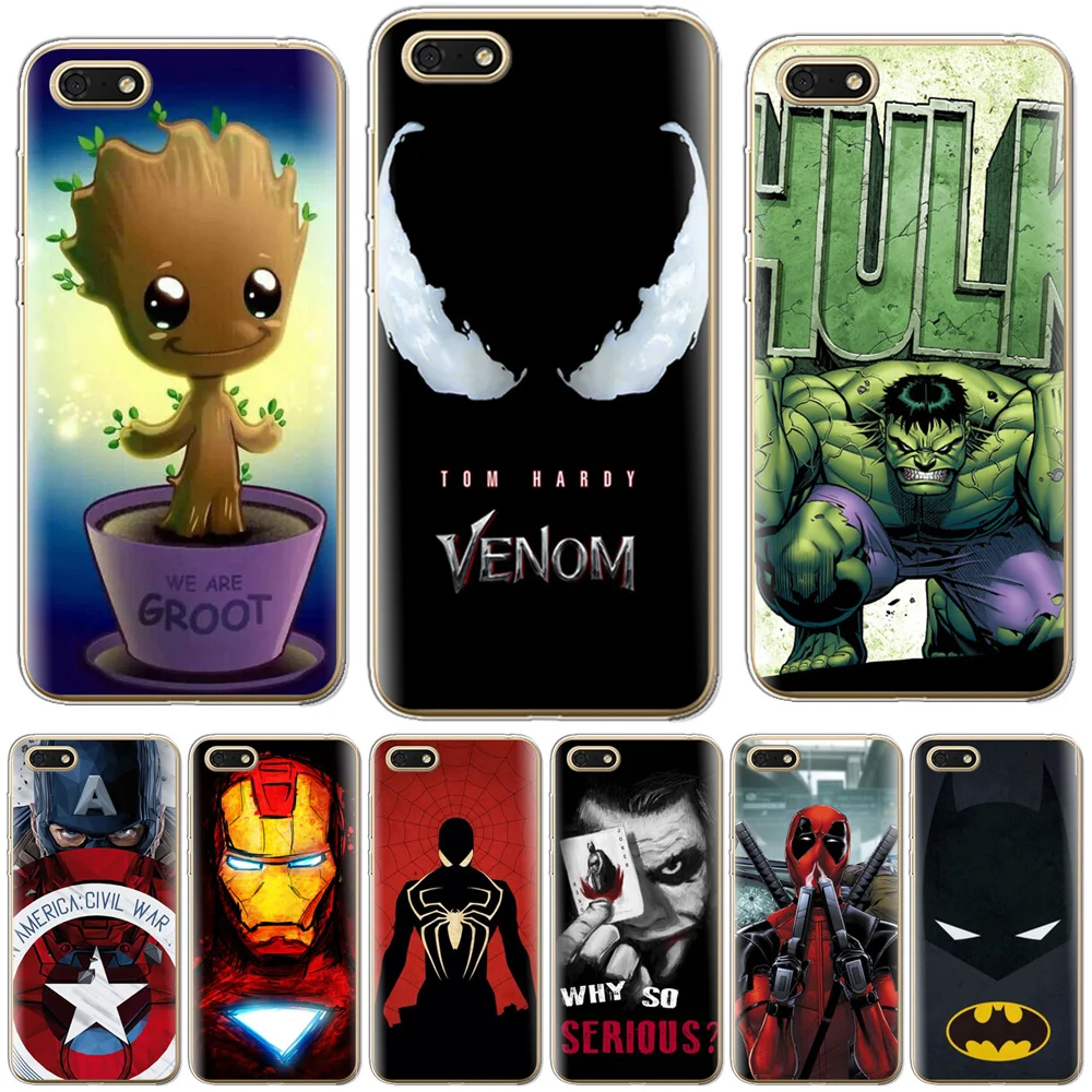 Venom Deadpool Fundas For Huawei Honor 7A 7 A Russian Version Chic Coque Cases For Huawei Honor7A 5.45" DUA-L22 Capa Cover
Venom Deadpool Fundas For Huawei Honor 7A 7 A Russian Version Chic Coque Cases For Huawei Honor7A 5.45" DUA-L22 Capa Cover