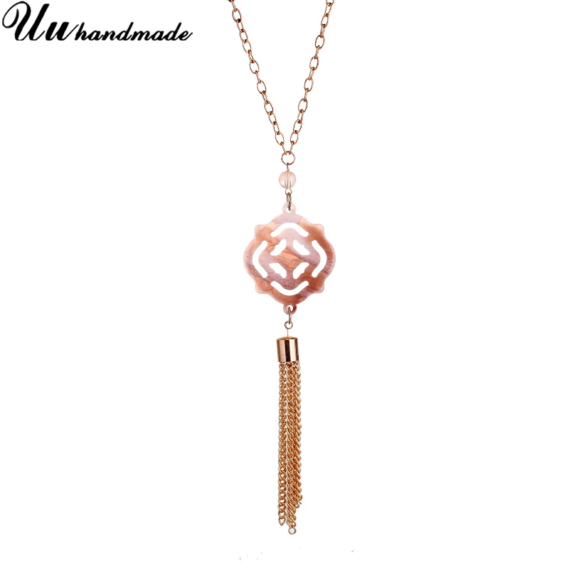 Fashion Necklaces Jewelry Acrylic Long Tassels Necklace pendant for Women Colar Feminino Mujer Charms Collares Kolye 2017 New
Fashion Necklaces Jewelry Acrylic Long Tassels Necklace pendant for Women Colar Feminino Mujer Charms Collares Kolye 2017 New