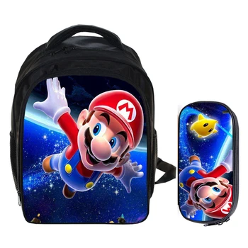 13 Inch Mario Bros Backpack Kids School Bags for Boys Schoolbag Baby Kindergarten Child Bags Pencil Bag Sets
13 Inch Mario Bros Backpack Kids School Bags for Boys Schoolbag Baby Kindergarten Child Bags Pencil Bag Sets