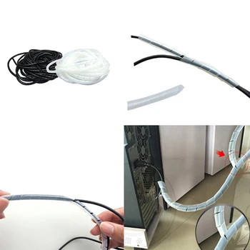 15 Meter Diameter 5mm Part PE Manage Cord White Black For 3D Printers Parts New Spiral Cable Wire Wrap Tube
15 Meter Diameter 5mm Part PE Manage Cord White Black For 3D Printers Parts New Spiral Cable Wire Wrap Tube