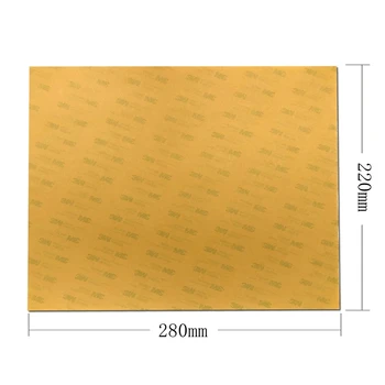 ENERGETIC Amber 1mm Thick PEI Sheet 3D Printer Build Surface Ultem 220x280mm with 3M Adhesive for 3D Printer Build Platform
ENERGETIC Amber 1mm Thick PEI Sheet 3D Printer Build Surface Ultem 220x280mm with 3M Adhesive for 3D Printer Build Platform