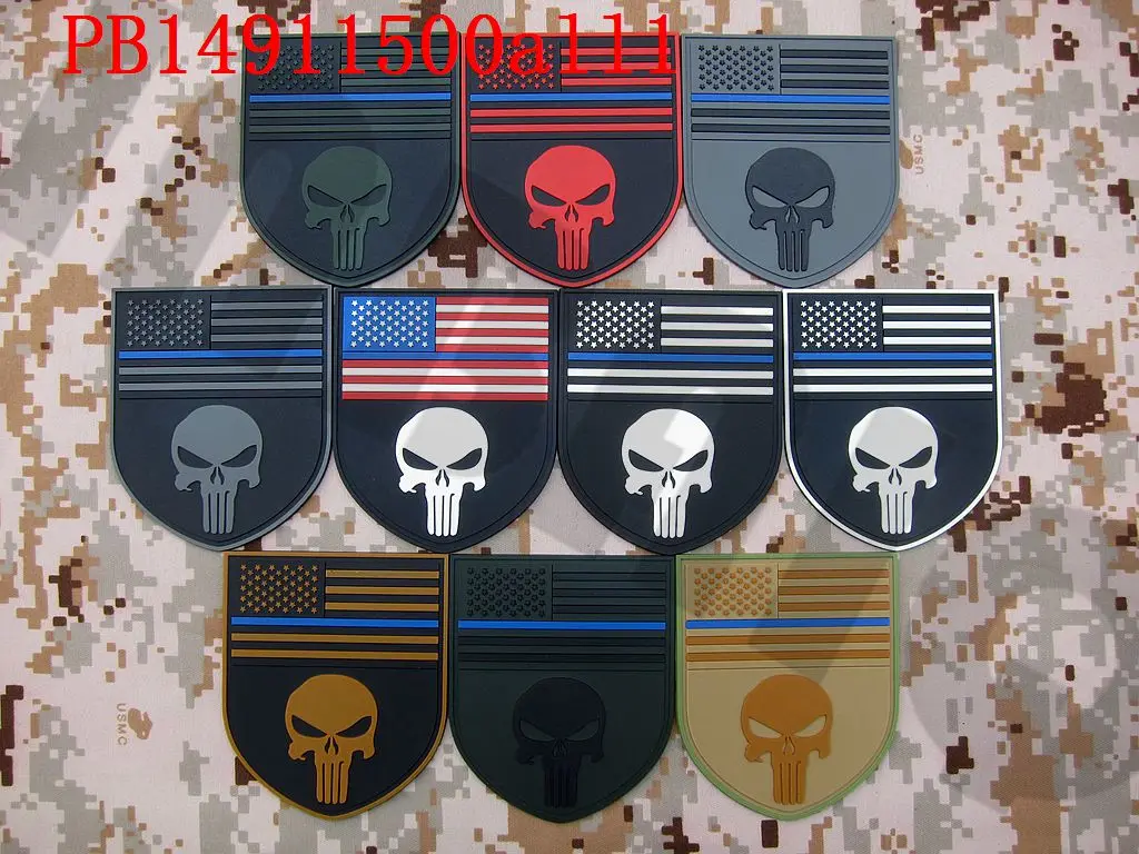 3D PVC patch The thin blue line Devgru SealTeam Punisher american flag DEVGRU SealTeam
3D PVC patch The thin blue line Devgru SealTeam Punisher american flag DEVGRU SealTeam