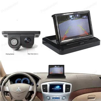 Car Foldable Monitor 4.3" LCD TFT display 2 Video input with Auto Rear View Camera Parking Sensor Radar 3 in 1
Car Foldable Monitor 4.3" LCD TFT display 2 Video input with Auto Rear View Camera Parking Sensor Radar 3 in 1