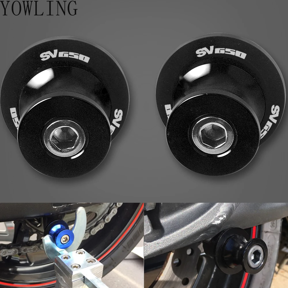 Motorcycle Accessories CNC Aluminum M8 Swingarm Spools Slider Stands Screw Swing For Suzuki SV650 SV 650 SV1000 All Years
Motorcycle Accessories CNC Aluminum M8 Swingarm Spools Slider Stands Screw Swing For Suzuki SV650 SV 650 SV1000 All Years