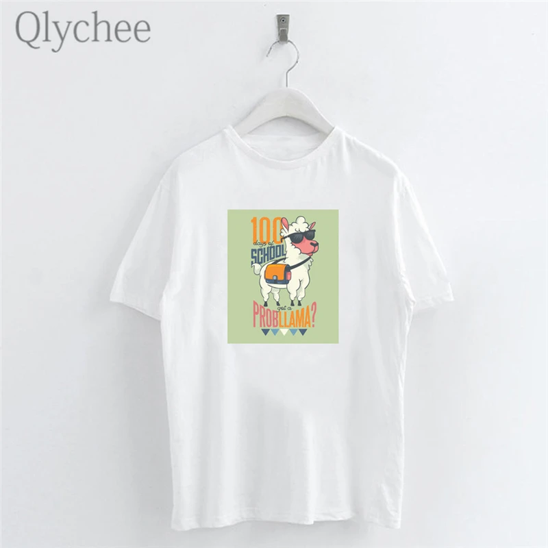 Qlychee Harajuku Alpaca Letter Print Female T Shirts Top Tees O-Neck Short Sleeve Summer Spring Loose Women T-shirts T Shirt
Qlychee Harajuku Alpaca Letter Print Female T Shirts Top Tees O-Neck Short Sleeve Summer Spring Loose Women T-shirts T Shirt