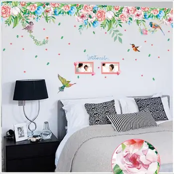 New Arrival Large Size 170*55cm Flower Bird Love Photo Vinyl Wall Stickers For Bedroom Living Room Home Decor Decals
New Arrival Large Size 170*55cm Flower Bird Love Photo Vinyl Wall Stickers For Bedroom Living Room Home Decor Decals