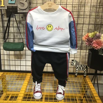 2PCS WLG boys clothes kids letter printed hoodie and black pant clothing set baby casual clothes
2PCS WLG boys clothes kids letter printed hoodie and black pant clothing set baby casual clothes