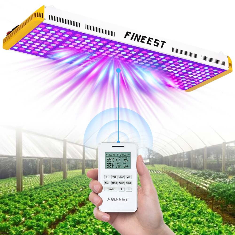 FINEEST Led Grow Light Full Spectrum 1000W/1500W/2000W/3000W Remote Control reflector led chip for indoor plants timer veg bloom
FINEEST Led Grow Light Full Spectrum 1000W/1500W/2000W/3000W Remote Control reflector led chip for indoor plants timer veg bloom