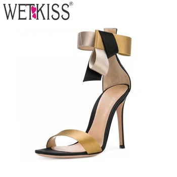 WETKKISS Satin High Heels Women Sandals 2019 Brand Designer Occident Summer Ladies Party Shoes Ankle Strap Thin Heels Footwear
WETKKISS Satin High Heels Women Sandals 2019 Brand Designer Occident Summer Ladies Party Shoes Ankle Strap Thin Heels Footwear