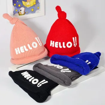 New Baby Bonnet Hello Velvet Warm Hat Knotted Baby Children Wool Hat Boys Girls Knitted Hat Kids Cap Touca Infantil T
New Baby Bonnet Hello Velvet Warm Hat Knotted Baby Children Wool Hat Boys Girls Knitted Hat Kids Cap Touca Infantil T