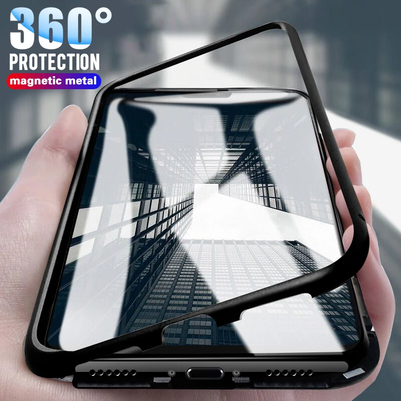 Magnetic Adsorption Metal Case For iphone X XR XS MAX 8 Plus For iphone 7 6 6s Plus Tempered glass Back Magnet Cover Case fundas
Magnetic Adsorption Metal Case For iphone X XR XS MAX 8 Plus For iphone 7 6 6s Plus Tempered glass Back Magnet Cover Case fundas