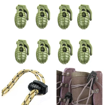 Grenade Buckle Rope Clamp Lock Camp Stopper Shoelace Shoe Lace Survive Cord Paracord Outdoor Clip
Grenade Buckle Rope Clamp Lock Camp Stopper Shoelace Shoe Lace Survive Cord Paracord Outdoor Clip