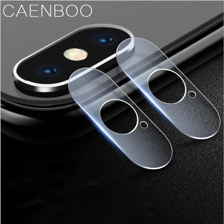 CAENBOO Tempered Glass Camera Protector For iPhone X 7/8 Plus Protective Phone Lens Cover 7 8 | Мобильные телефоны и