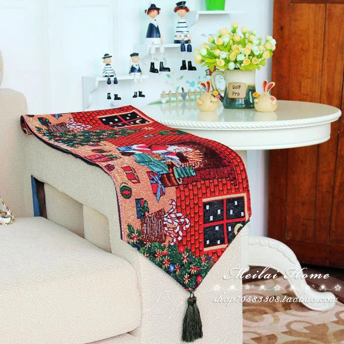 Customize 2016 New Luxury Christmas Cotton Linen Embroidery Xmas Table Runner Satin Tablecloth Red Table Flag Towel Cloth Covers
Customize 2016 New Luxury Christmas Cotton Linen Embroidery Xmas Table Runner Satin Tablecloth Red Table Flag Towel Cloth Covers