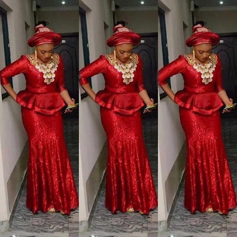 Красные кружевные женские платья Aso Ebi с длинным рукавом, вечерние платья-русалки 2023, Abendkleider, Южноафриканское платье для выпускного вечера
Красные кружевные женские платья Aso Ebi с длинным рукавом, вечерние платья-русалки 2023, Abendkleider, Южноафриканское платье для выпускного вечера