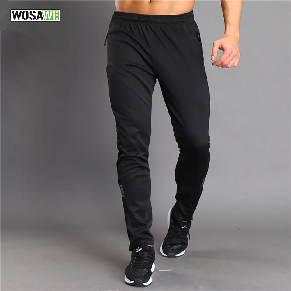 Мужские штаны для бега WOSAWE спортивная одежда леггинсы фитнеса спортивные