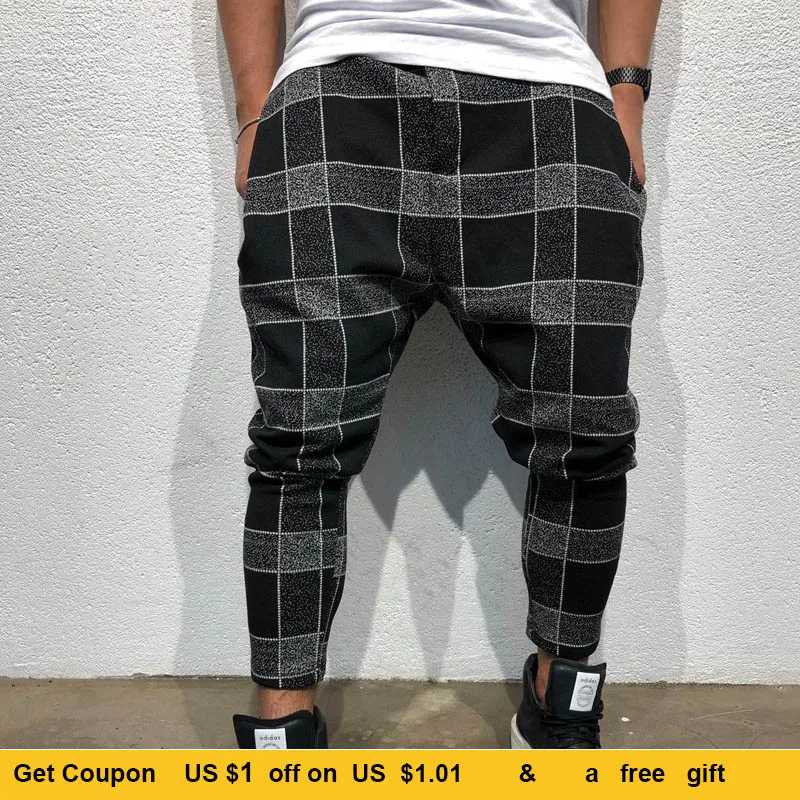 Plaid Pants Men Jogger Hip Hop Sweatwear Men's Harem Pants Man Pocket Elastic XXXL Sweatpants Male Trousers Summer Fashion Brand
Plaid Pants Men Jogger Hip Hop Sweatwear Men's Harem Pants Man Pocket Elastic XXXL Sweatpants Male Trousers Summer Fashion Brand