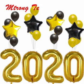 26pcs 40" Gold Number Foil Balloons Happy New Year Graduation Party Decoration 2020 for Wedding Anniversary Decor Latex Globos
26pcs 40" Gold Number Foil Balloons Happy New Year Graduation Party Decoration 2020 for Wedding Anniversary Decor Latex Globos