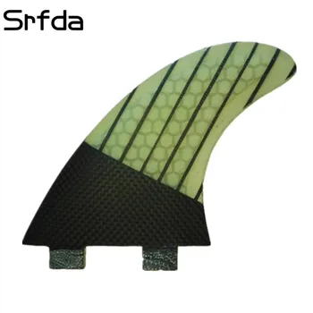srfda Free shipping surf fin surfboard fins for FCS box with fiberglass honey comb material fins surfing (Three-set)size G5
srfda Free shipping surf fin surfboard fins for FCS box with fiberglass honey comb material fins surfing (Three-set)size G5