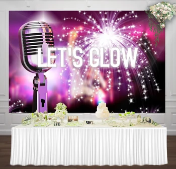 HUAYI let's clow purple microphone Starlight photography backdrop background for party sm-057
HUAYI let's clow purple microphone Starlight photography backdrop background for party sm-057