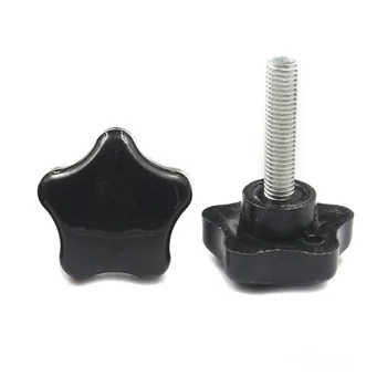 5PCS M8*15/20/25/30/35/40/50/60/70mm Thread Star Clamping Knob Head Diameter 32MM 5Stars Lathe Knobs Handle Screws
5PCS M8*15/20/25/30/35/40/50/60/70mm Thread Star Clamping Knob Head Diameter 32MM 5Stars Lathe Knobs Handle Screws